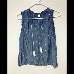 Old Navy denim tank top